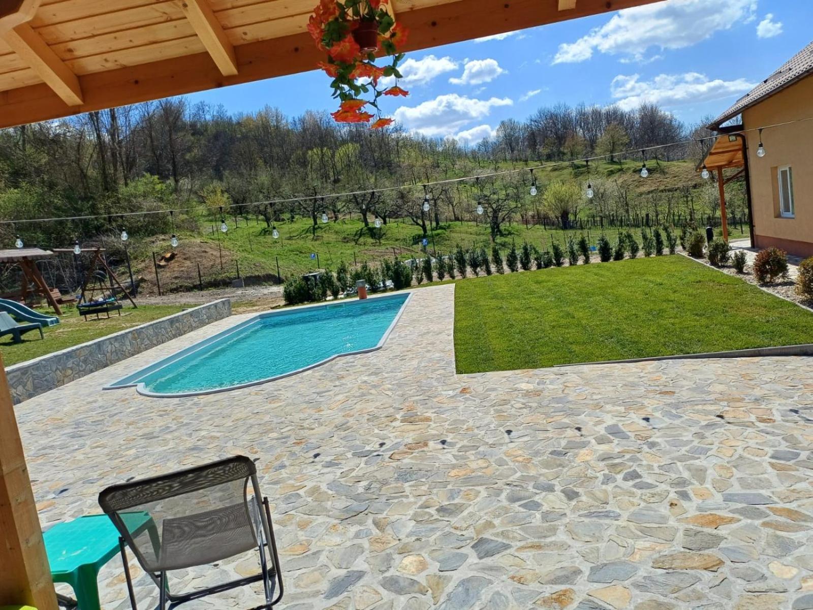 Casa De Vacanta Cu Piscina Incalzita&Jacuzzi Pietrari Exterior photo